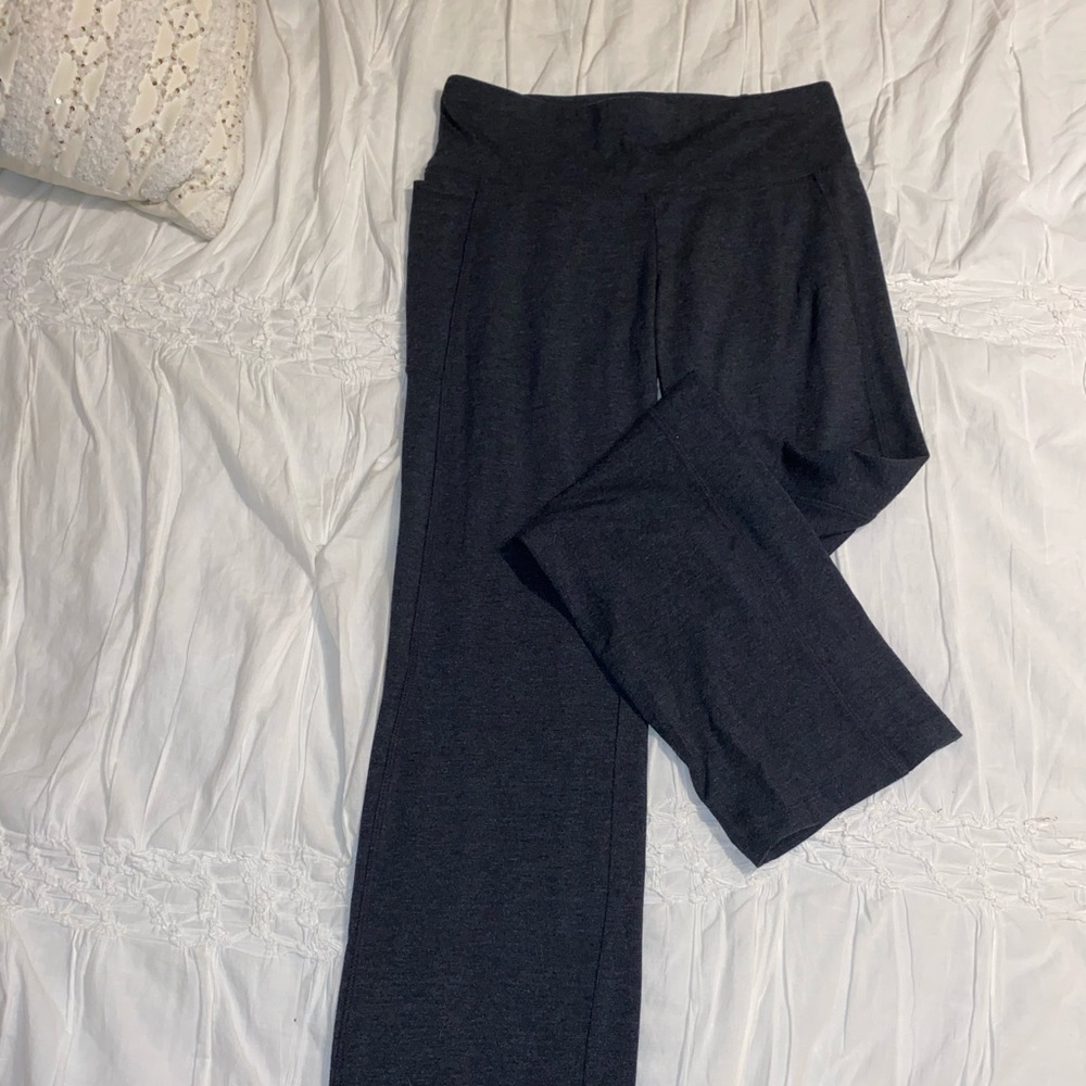 Dark grey yoga pants